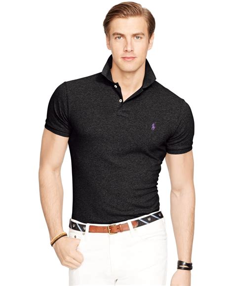 ralph lauren slim fit polo